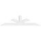 Ekena Millwork Richland Architectural Grade PVC Gable Bracket, 96"W x 24"H x 4"D x 6"F, 6/12 Pitch GBP096X24X0406RIC00 - alternate 2